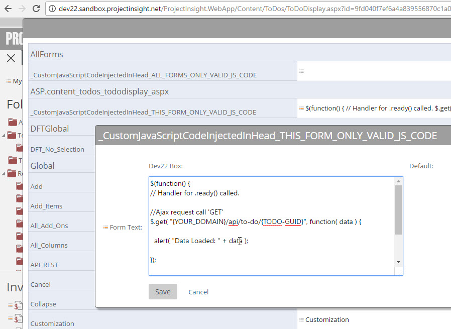 Forms Editing with JavaScript