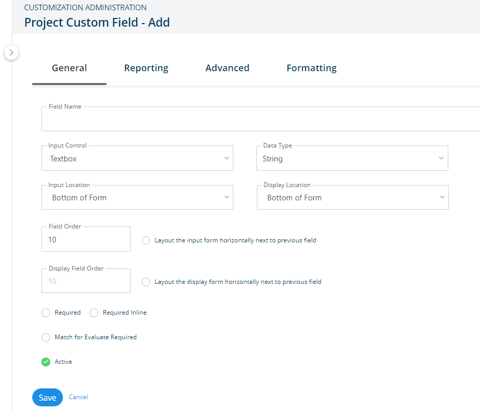 Easily add fields to forms