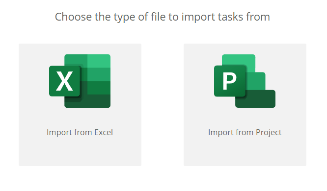 Microsoft Project Import/Export